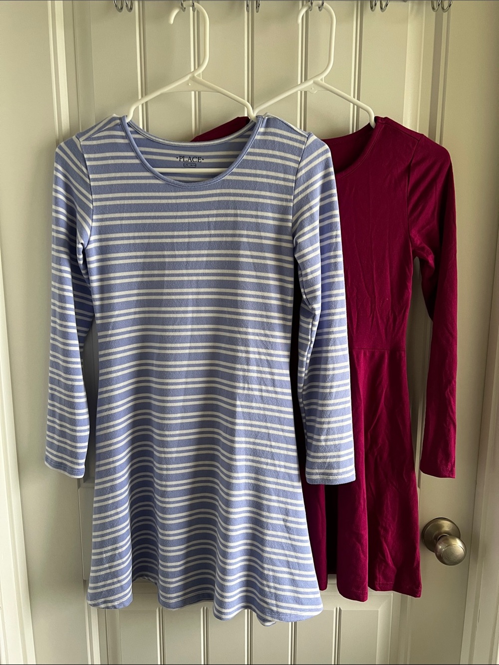 PLACE Girls' Long Sleeve Dress
